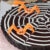 Spiderweb Chocolate Tart