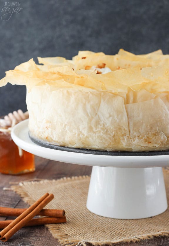 Baklava cheesecake recipe! So good!