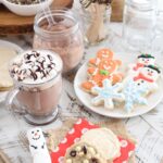 Hot Chocolate Bar & Cookie Exchange table