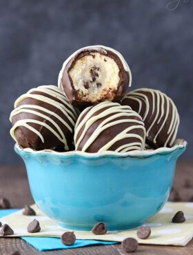 Image of Chocolate Chip Cookie Dough Cheesecake Balls