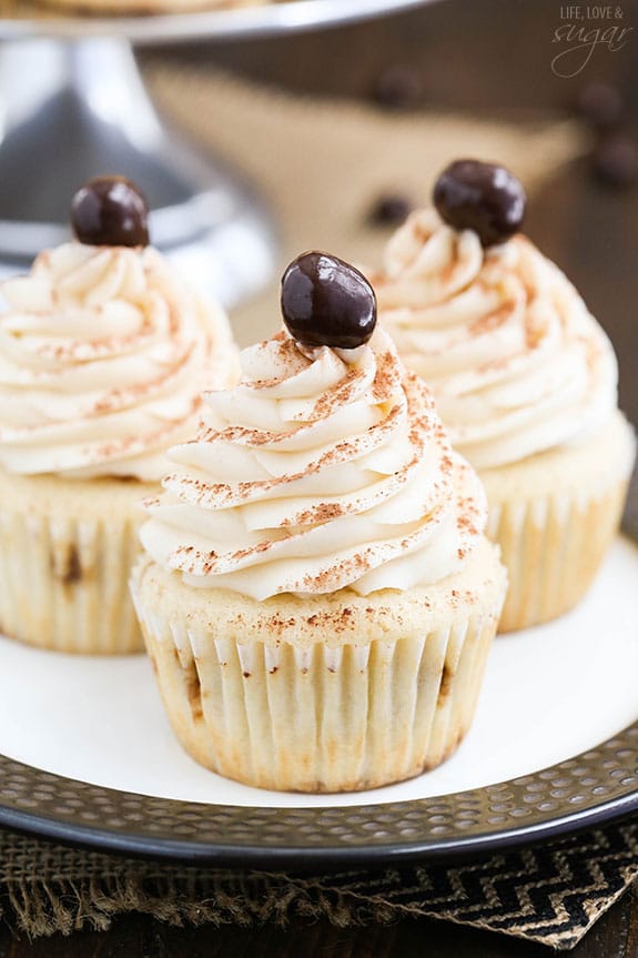 Tiramisu Cupcakes - Life Love and Sugar