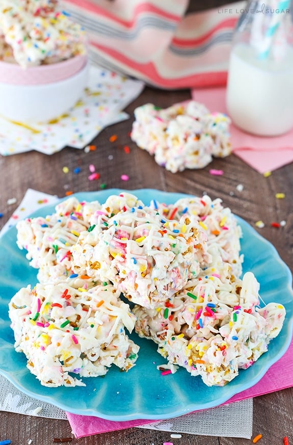 Best Funfetti Marshmallow Popcorn Treats recipe