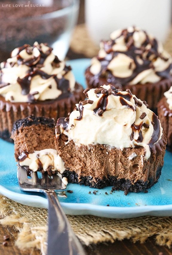 Mini Baileys Chocolate Cheesecakes | Easy Mini Cheesecakes Recipe