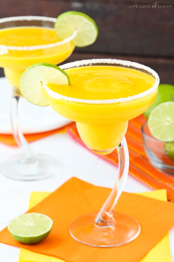 Perfect frozen Mango Margaritas recipe