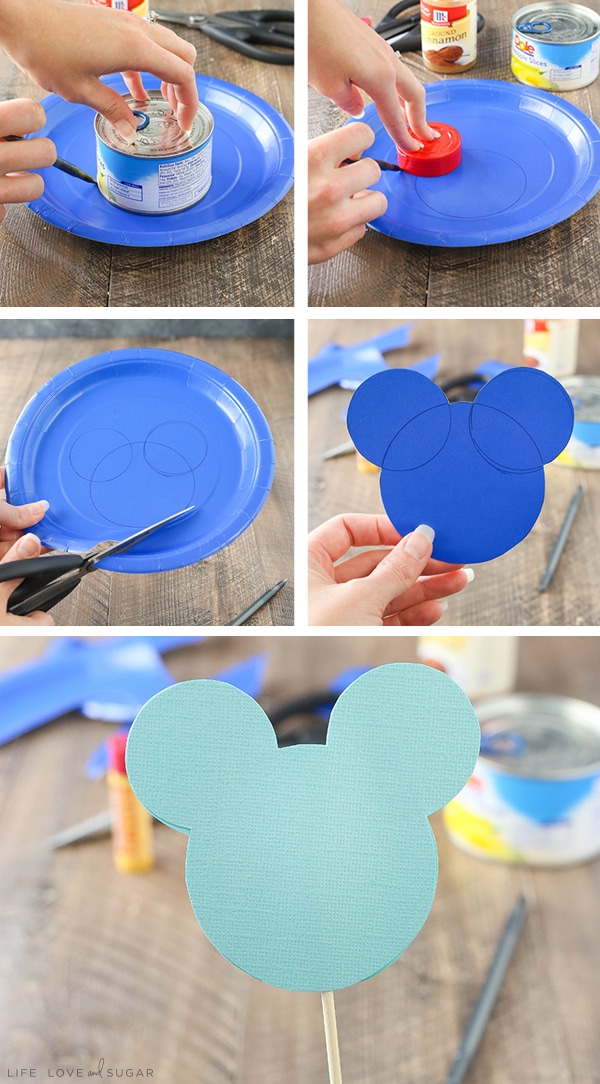 The Step-by-Step Process of Making my Cousin's Mickey Mouse Decorations