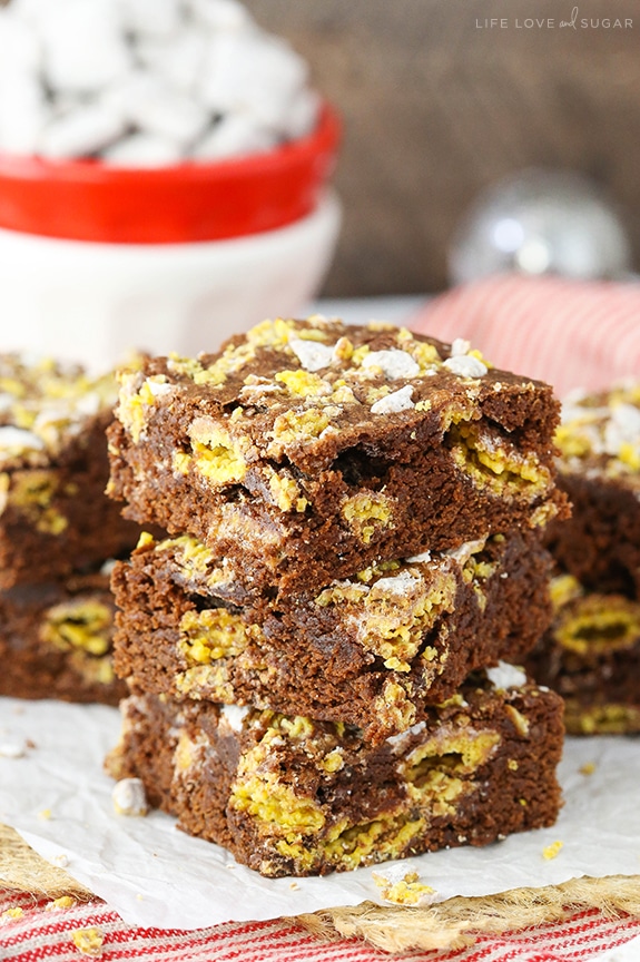 Easy Muddy Buddy Brownies