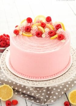 full image of Lemon Raspberry Layer Cake