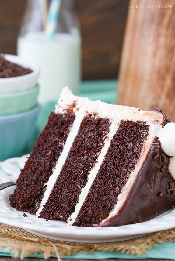 Baileys chocolate layer cake