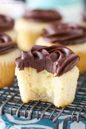 inside image of Boston Cream Pie Cupcakes