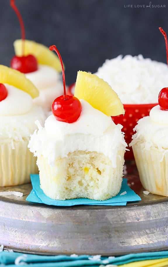 Pina Colada Cupcakes recipe