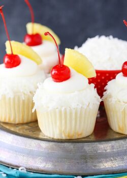 image of Pina Colada Cupcakes