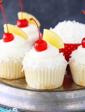 image of Pina Colada Cupcakes