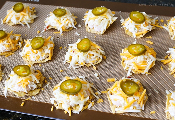 Image of Unbaked Shrimp and Crab Nachos