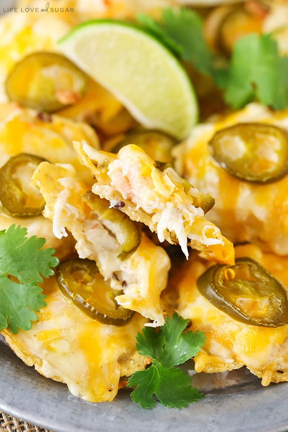 Image of Cheesy Shrimp and Crab Nachos