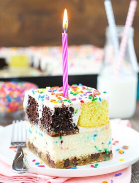 Image of Ultimate Birthday Cake with candle