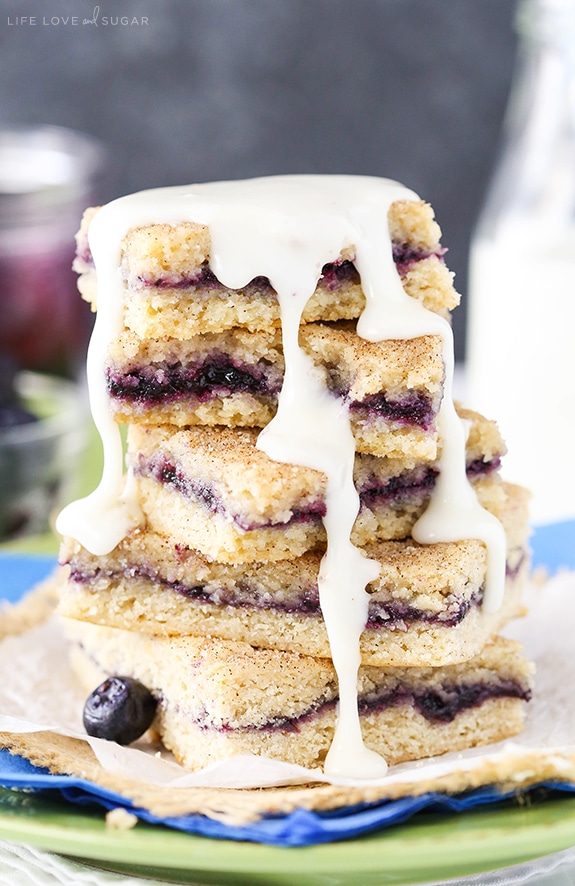 Blueberry Jam Cake Bars recipe