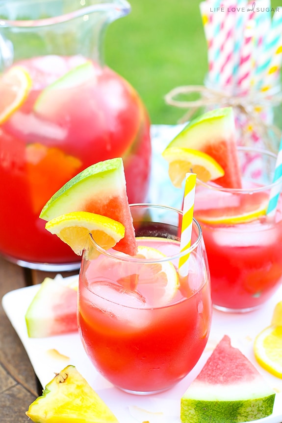 Watermelon Lemonade Cocktail recipe