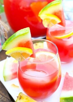 image of Tropical Watermelon Lemonade Cocktail