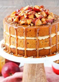 full image of Caramel Apple Pecan Layer Cake