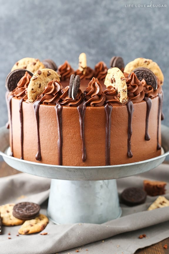 Favorite Oreo Brookie Layer Cake