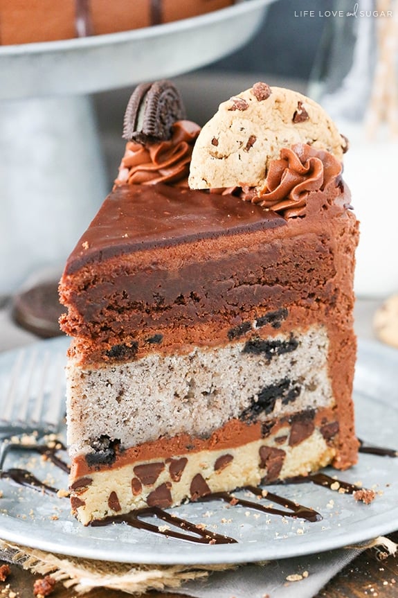 Oreo Brookie Layer Cake