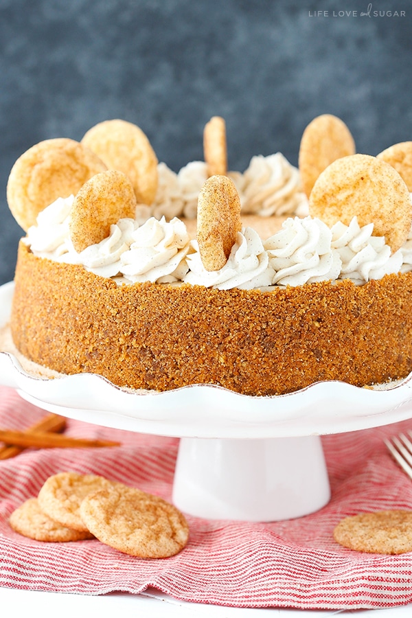 Snickerdoodle Dulce De Leche Cheesecake recipe