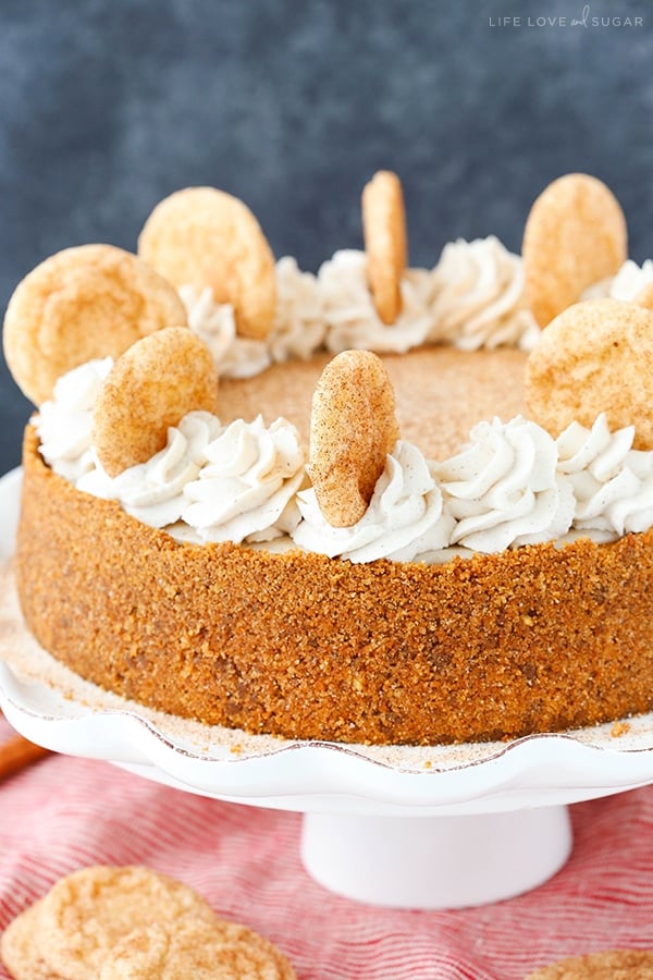 Favorite fall dessert - Snickerdoodle Dulce De Leche Cheesecake