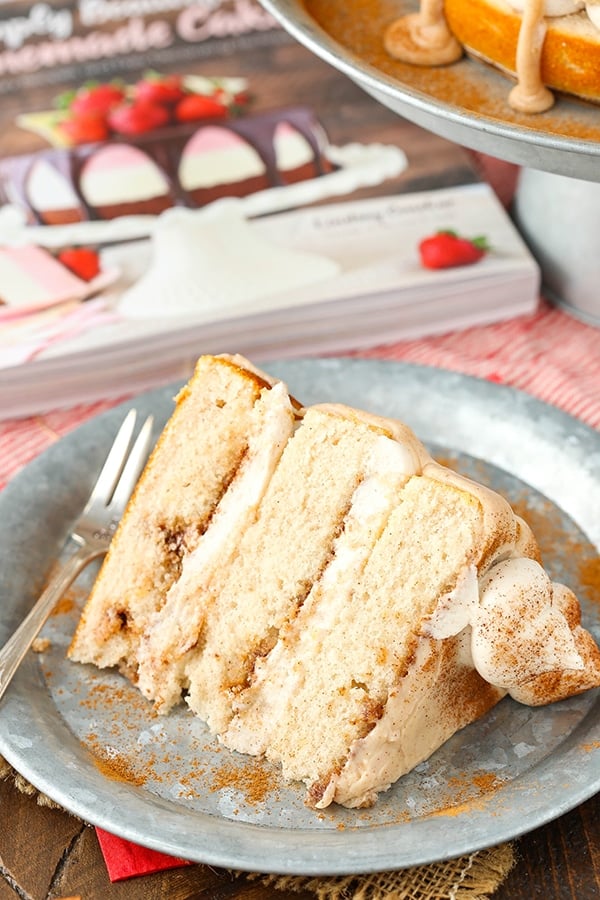 Easy Cinnamon Roll Layer Cake