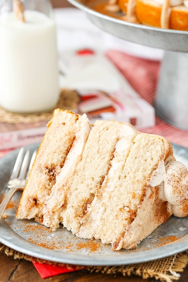 Cinnamon Roll Layer Cake recipe