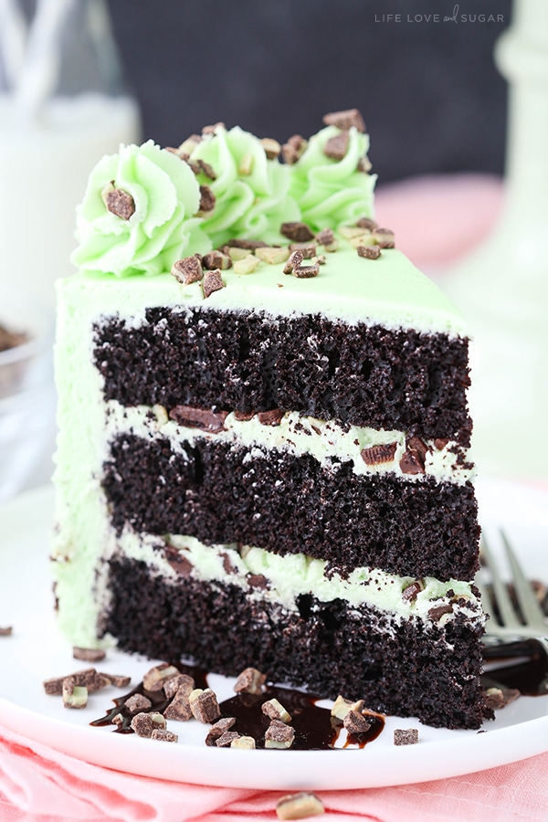 Best Mint Chocolate Chip Layer Cake