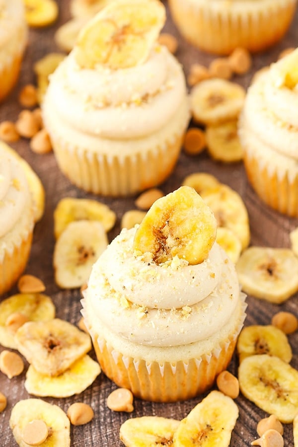 Best Peanut Butter Banana Cupcakes