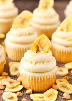 Peanut Butter Banana Cupcake