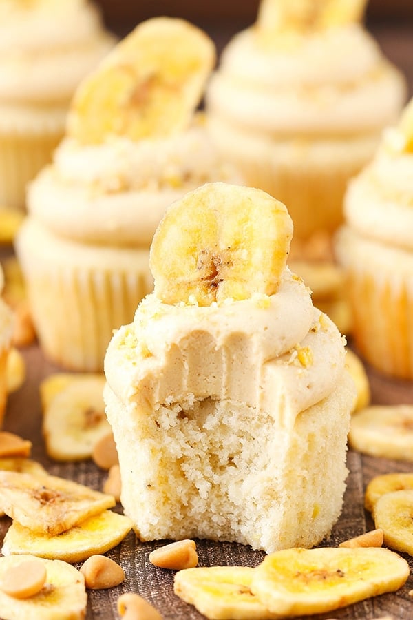 Best Peanut Butter Banana Cupcakes recipe