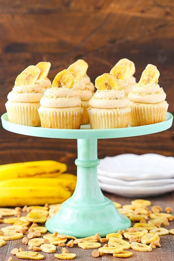 Peanut Butter Banana Cupcakes recipe