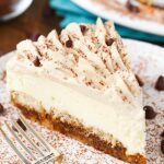 Tiramisu Cheesecake slice