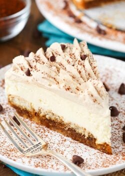 Tiramisu Cheesecake slice