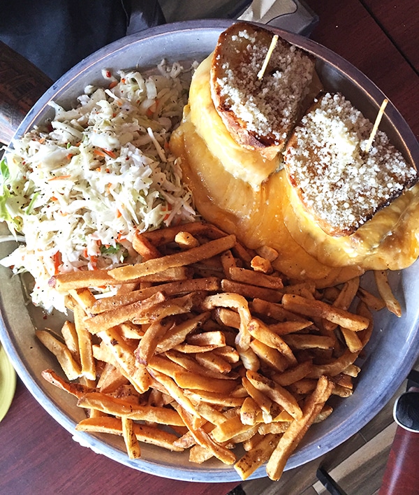 A Bowl Full of Fries, Coleslaw and More Food from Melt Bar & Grilled