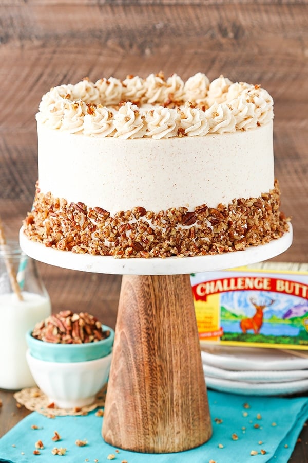 Browned Butter Pecan Layer Cake