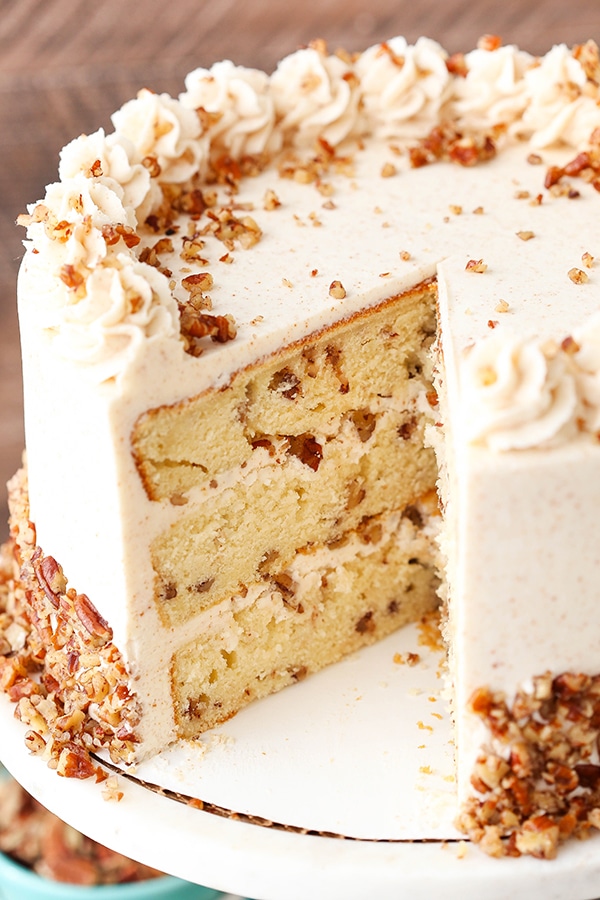 Browned Butter Pecan Layer Cake