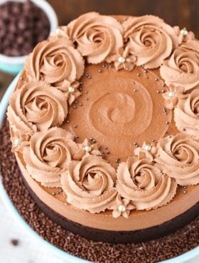 full image of Guinness Chocolate Mousse Cake