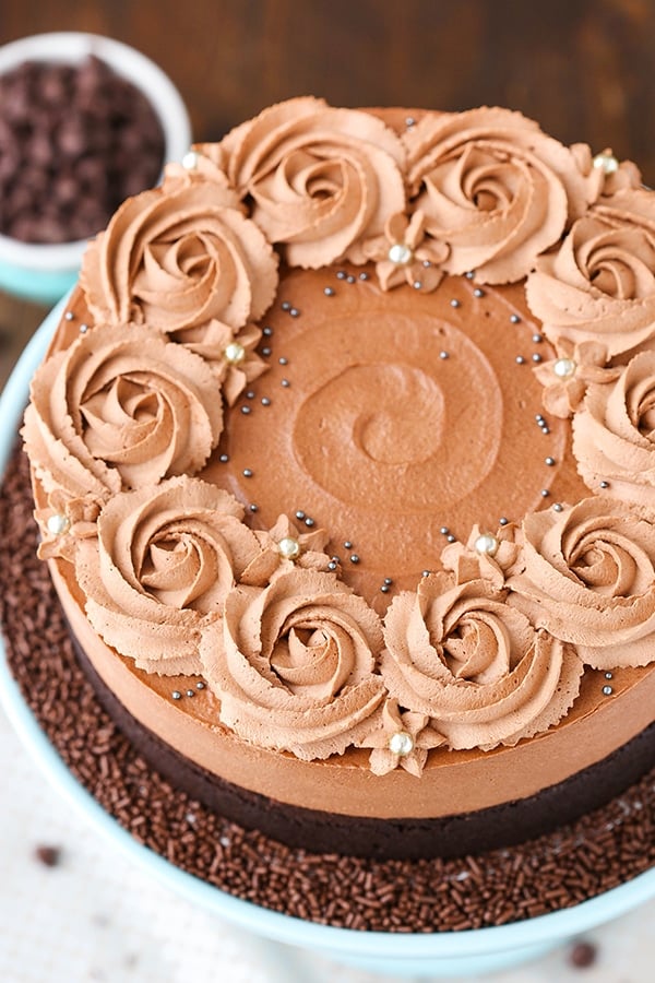 Guinness Chocolate Mousse Cake