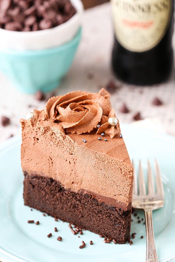 Best Guinness Chocolate Mousse Cake