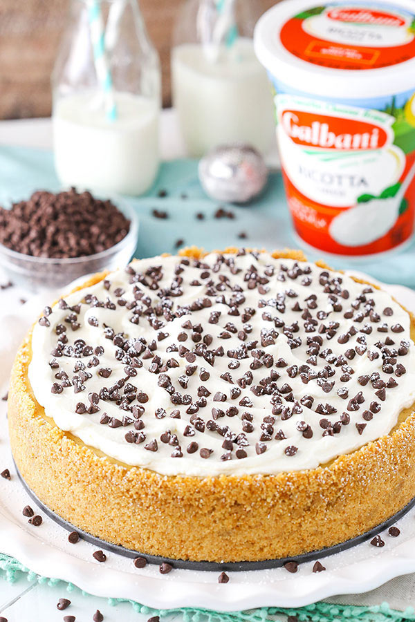 Easy Cannoli Cheesecake Recipe 