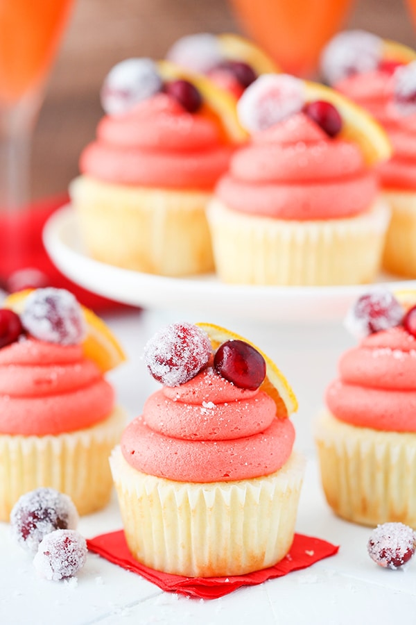 Cranberry Mimosa Cupcakes recipe