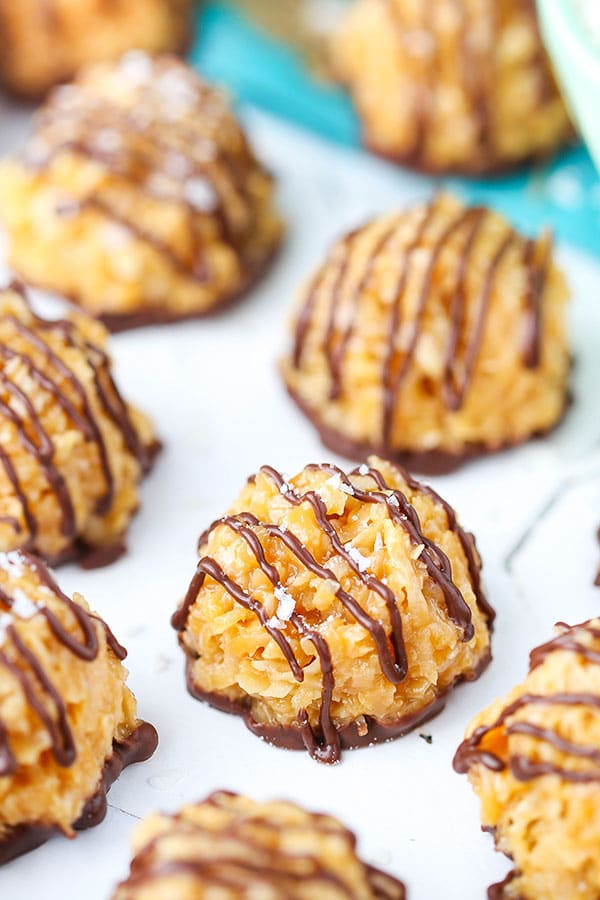 Best Salted Caramel Coconut Macaroons