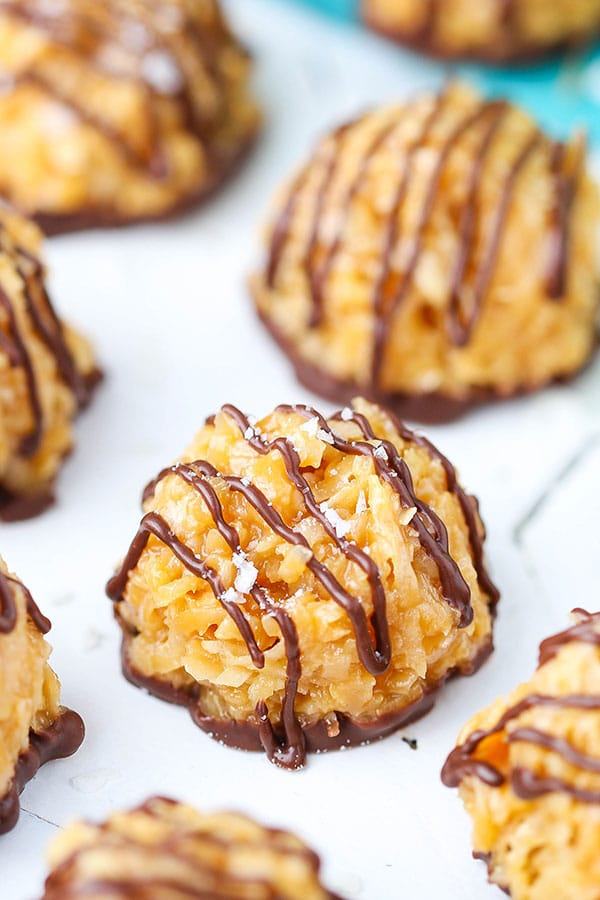 Salted Caramel Coconut Macaroons recipe