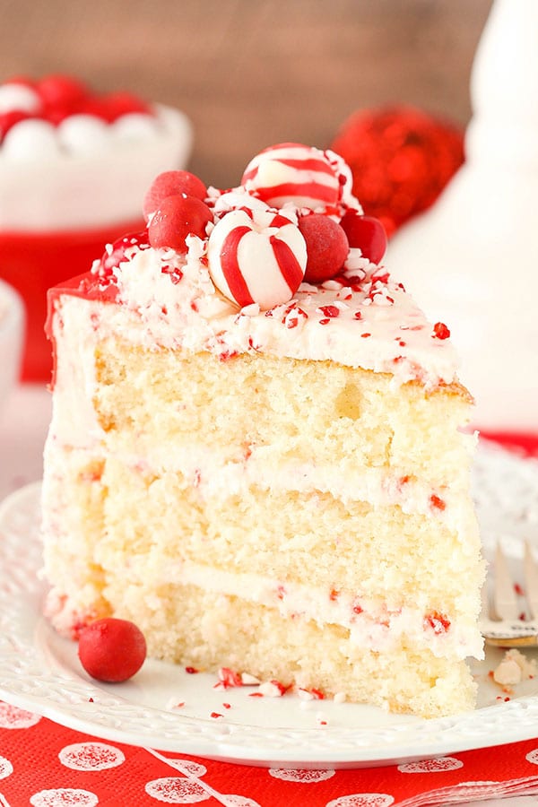 Peppermint Chip Layer Cake recipe