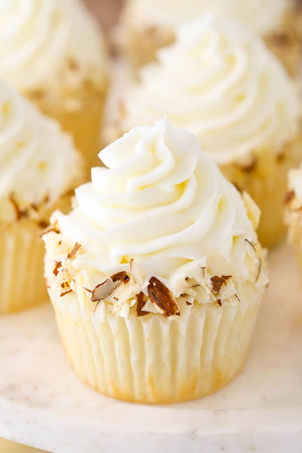 Almond Amaretto Cupcakes