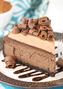 slice of Chocolate Lovers Cheesecake