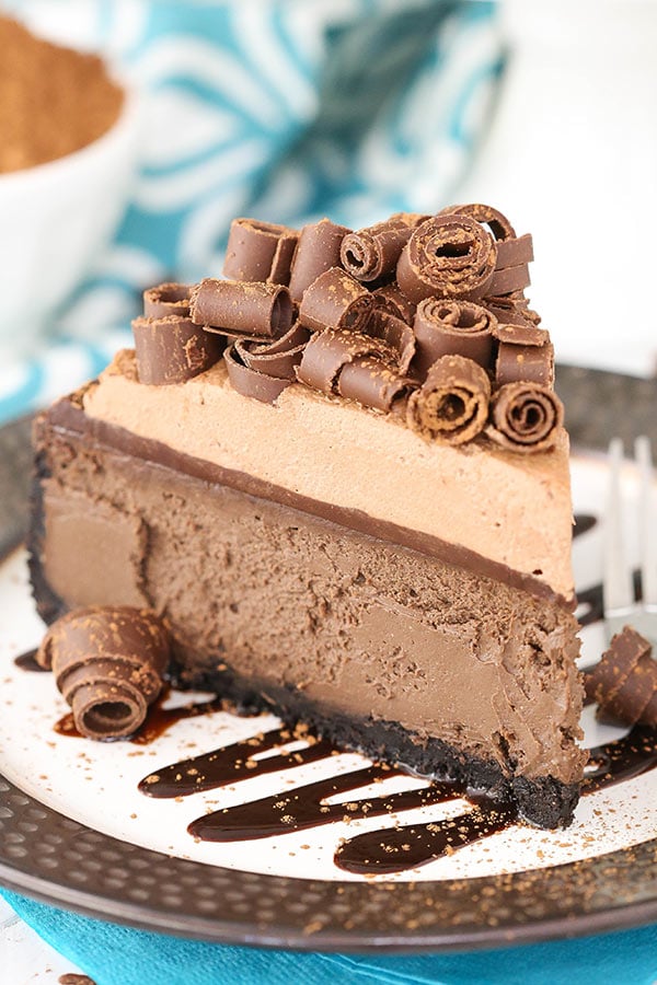 chocolate lovers cheesecake